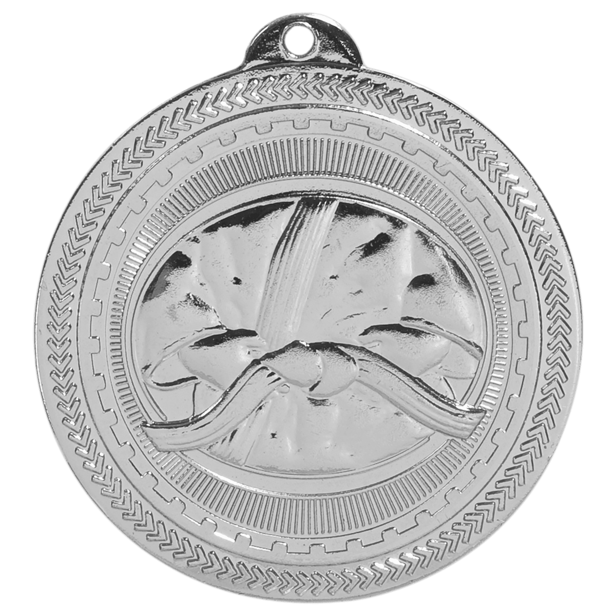 Martial Arts BriteLazer Medal-Silver