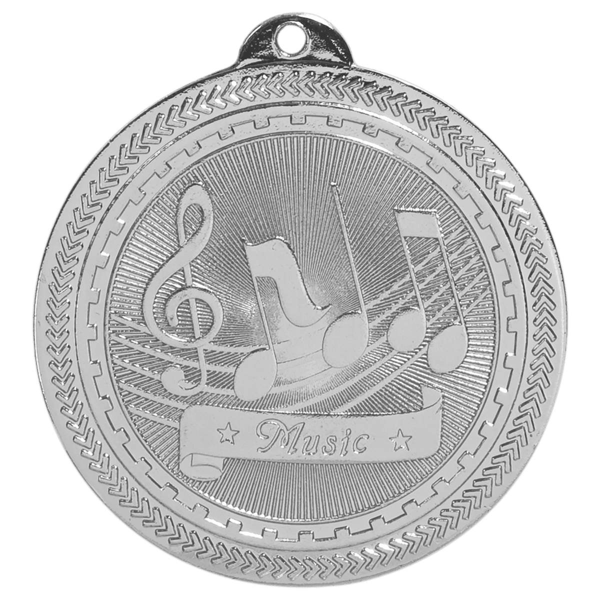 Music BriteLazer Medal-Silver