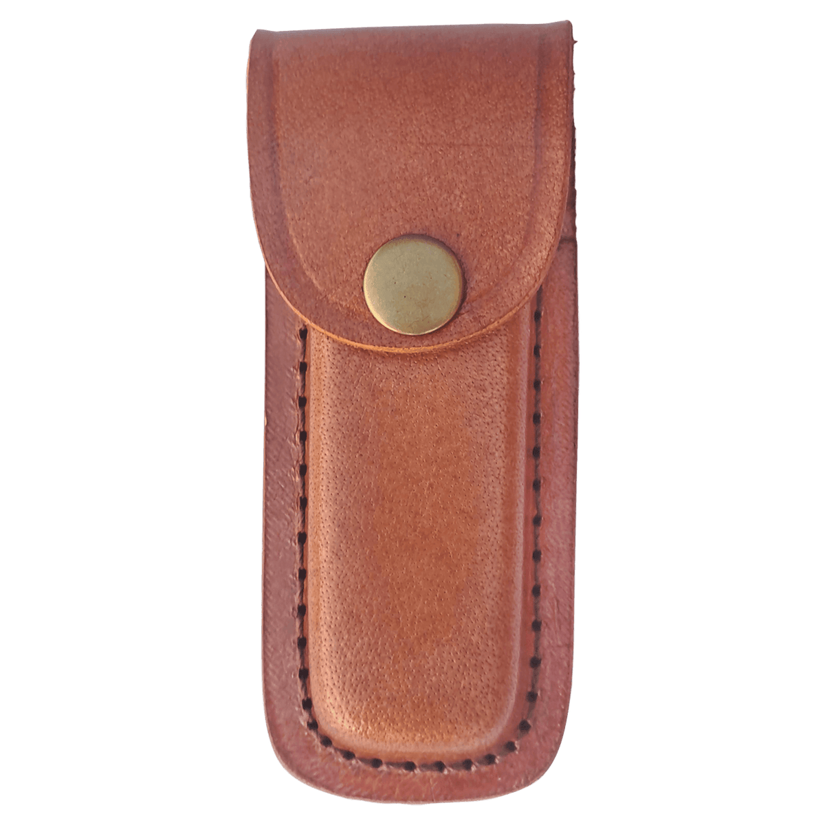 Bison River Leather Sheath with Snap Closure for 4" Folding Knife