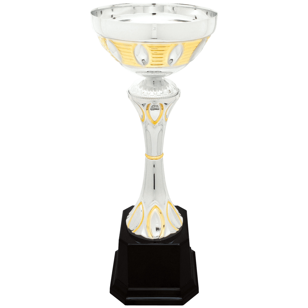 Silver/Gold Metal Cup-12"
