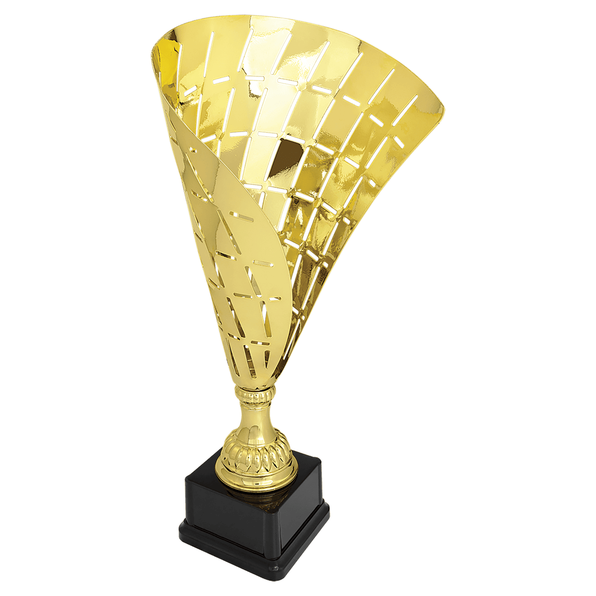Gold Metal Flag Cup-15 1/2"