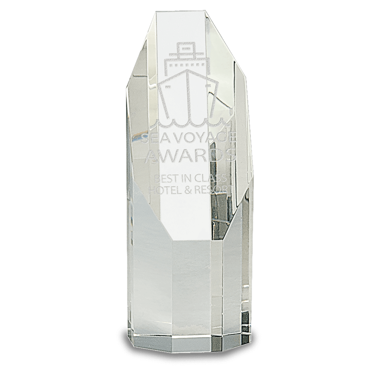 6" Crystal Octagon Tower