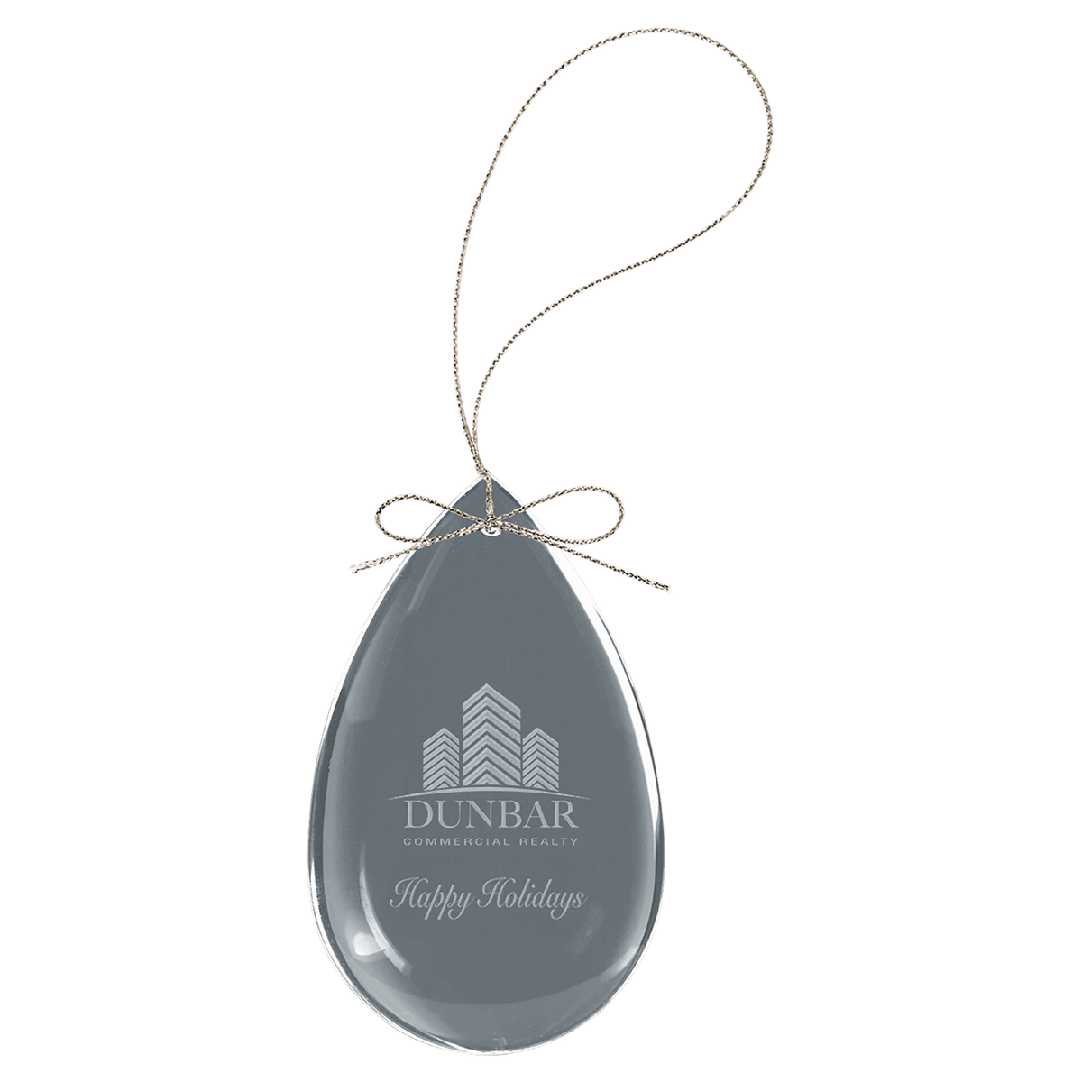 Crystal Teardrop Ornament