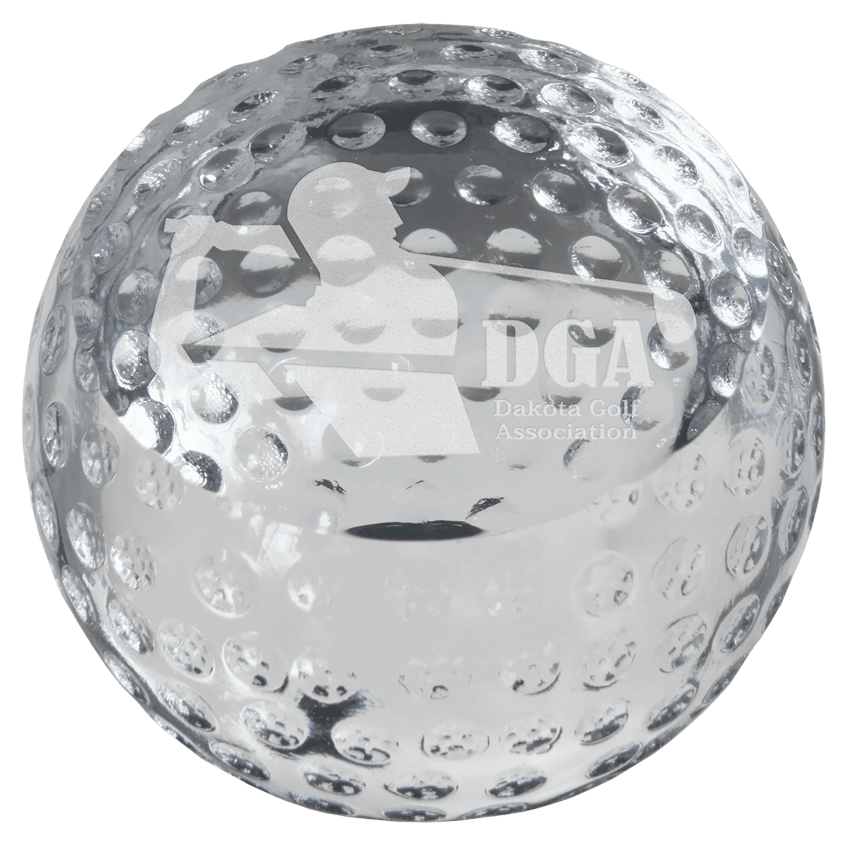 Crystal Golf Ball-3 1/8"