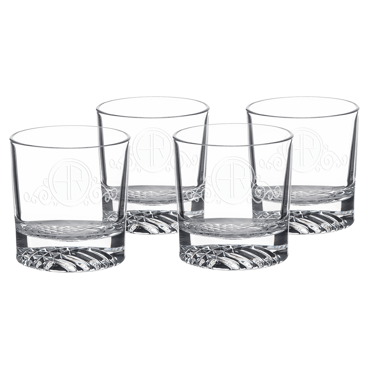Polar Camel Round Rocks Glasses Set of Four