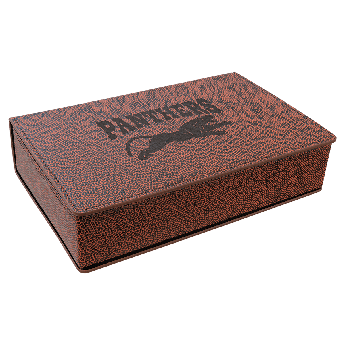 Football 6 oz. Leatherette Flask Set