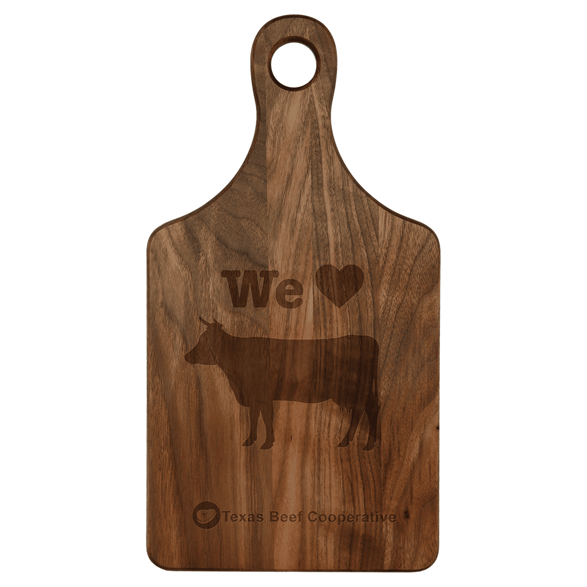 Paddle Shaped Walnut Cutting Board