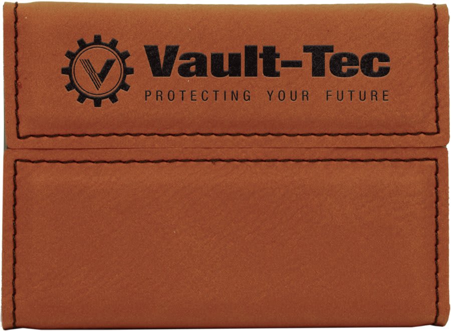 Rawhide Leatherette Hard Business Card Holder