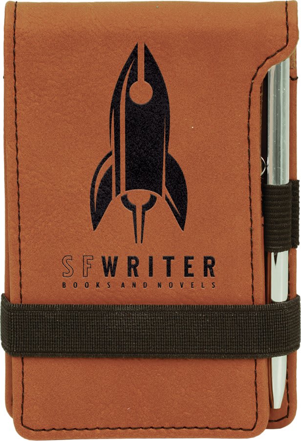 Rawhide Leatherette Mini Notepad & Pen Set