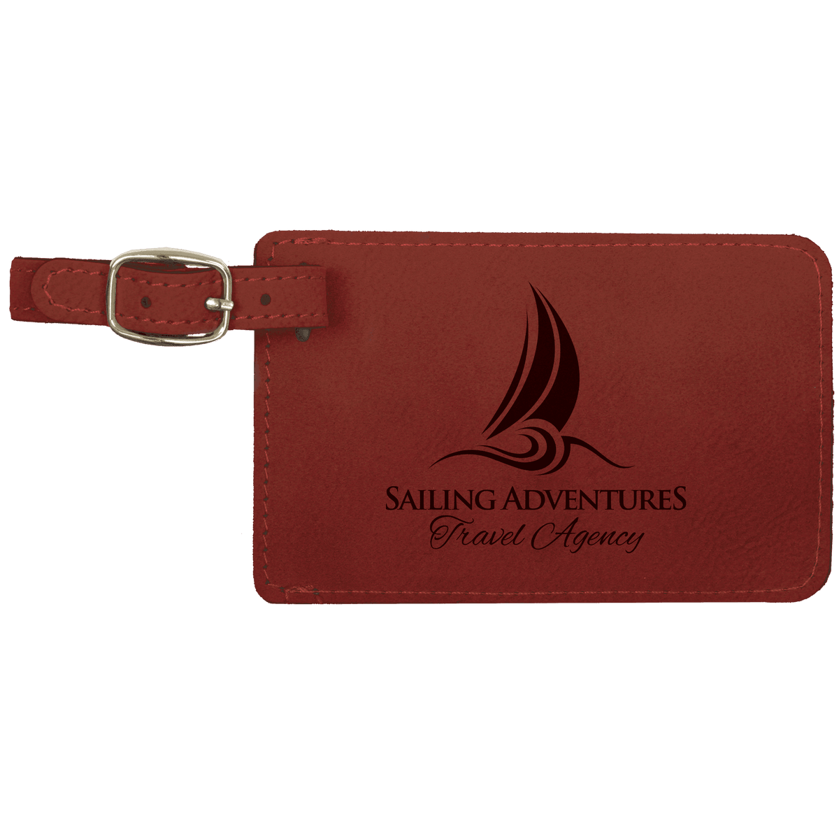 Rose' Leatherette Luggage Tag