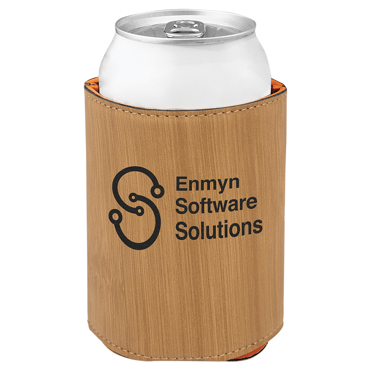 Bamboo Leatherette Beverage Holder