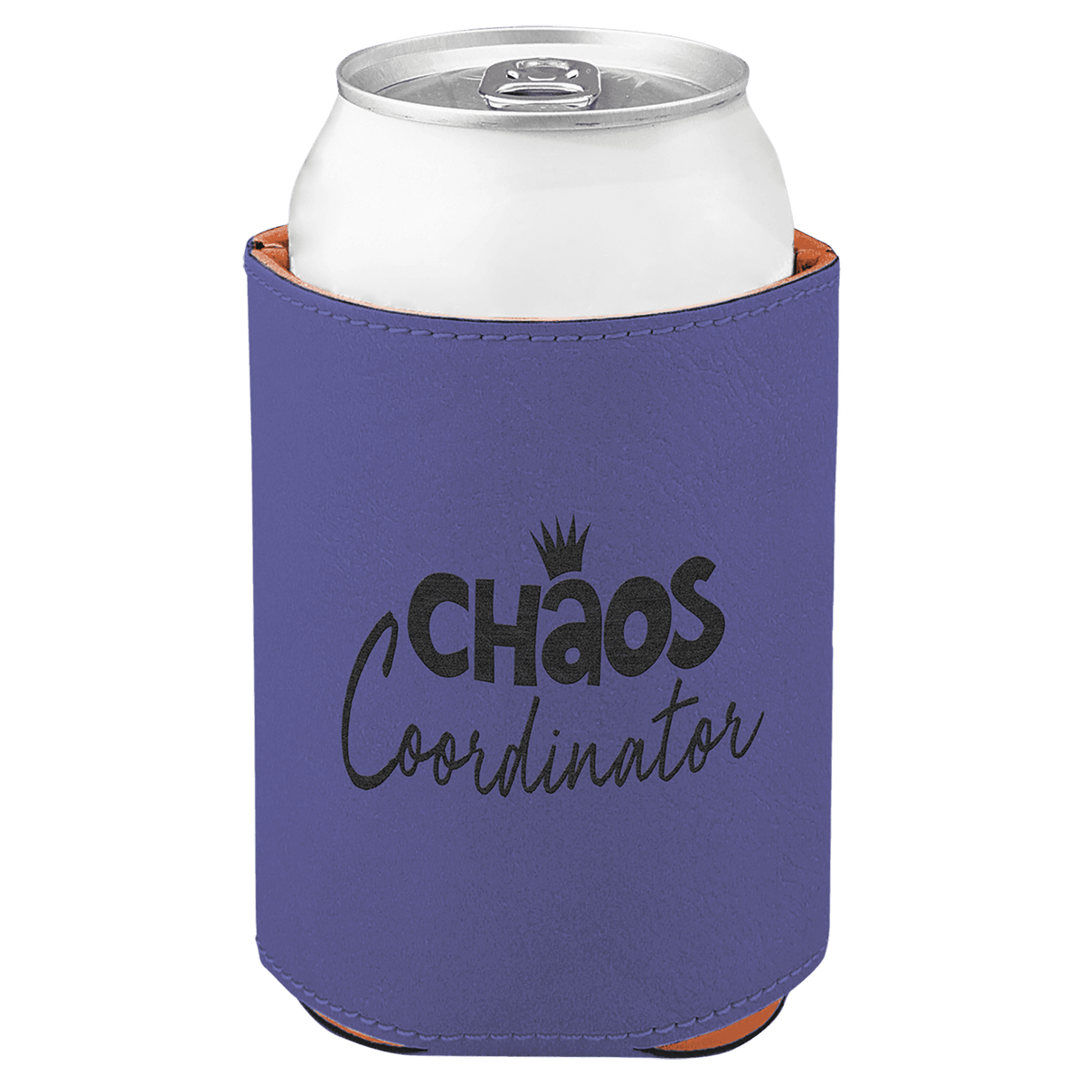 Purple Leatherette Beverage Holder