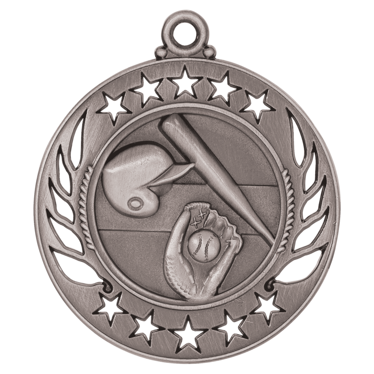 Baseball/Softball Galaxy Medal-Silver