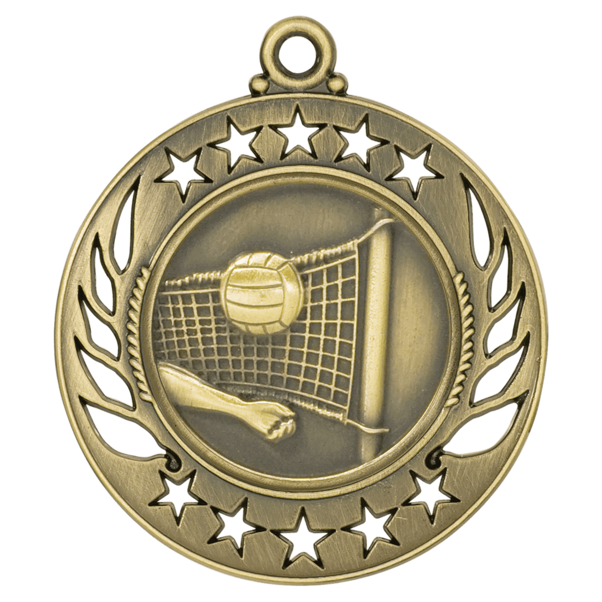 Volleyball Galaxy Medal-Gold