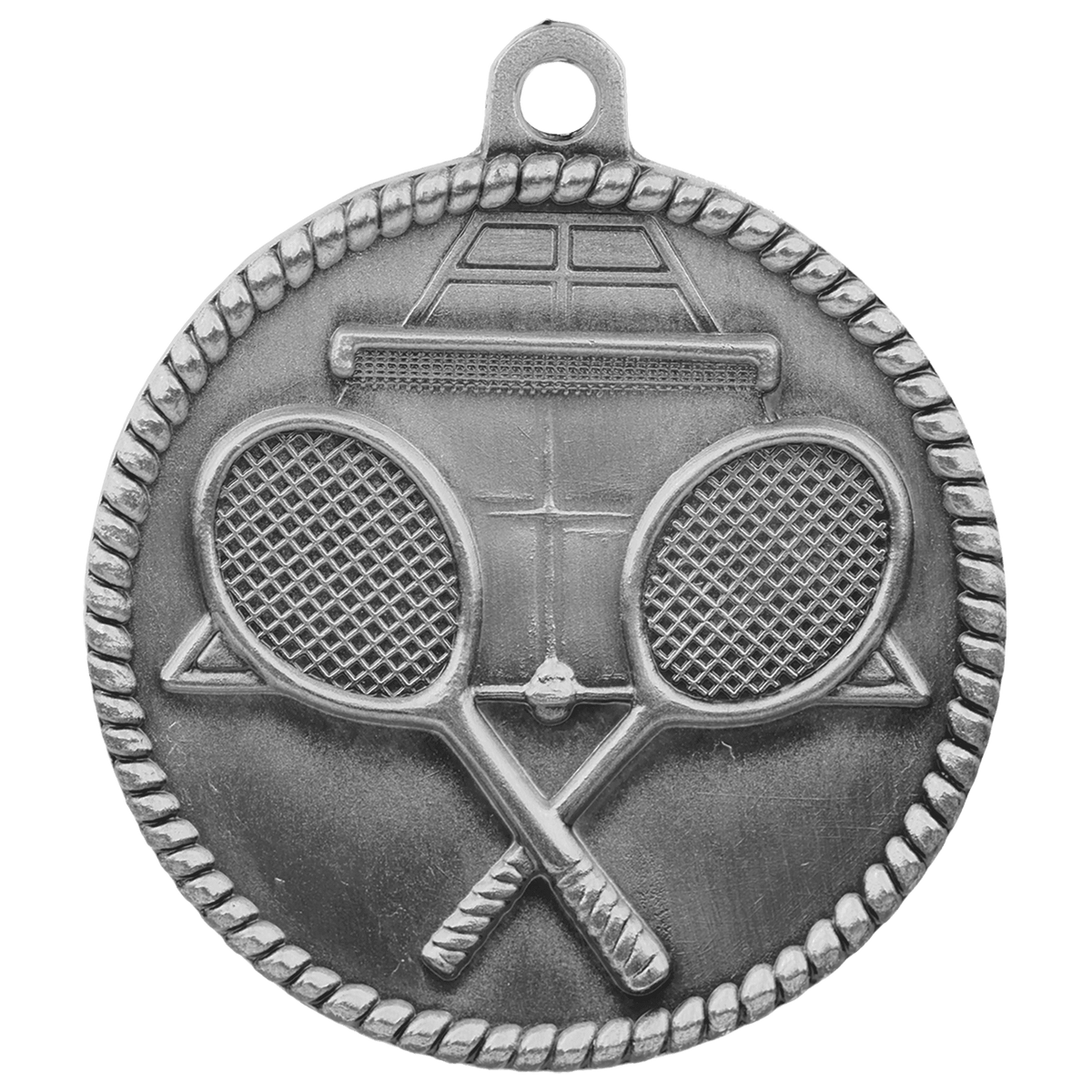 Tennis High Relief Medal-Silver