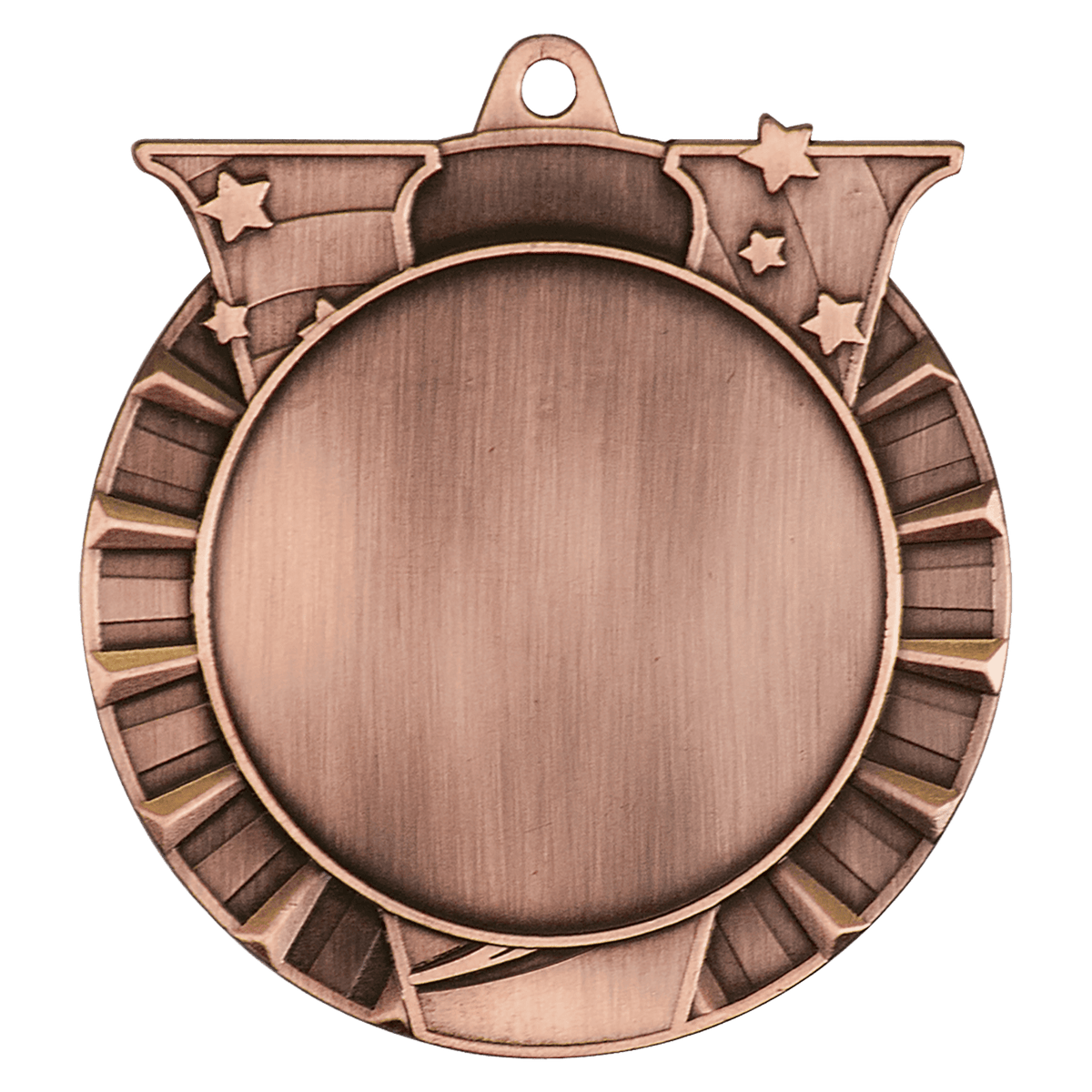 Victory 2" Insert Holder Medal-Antique Bronze (Insert Not Included)
