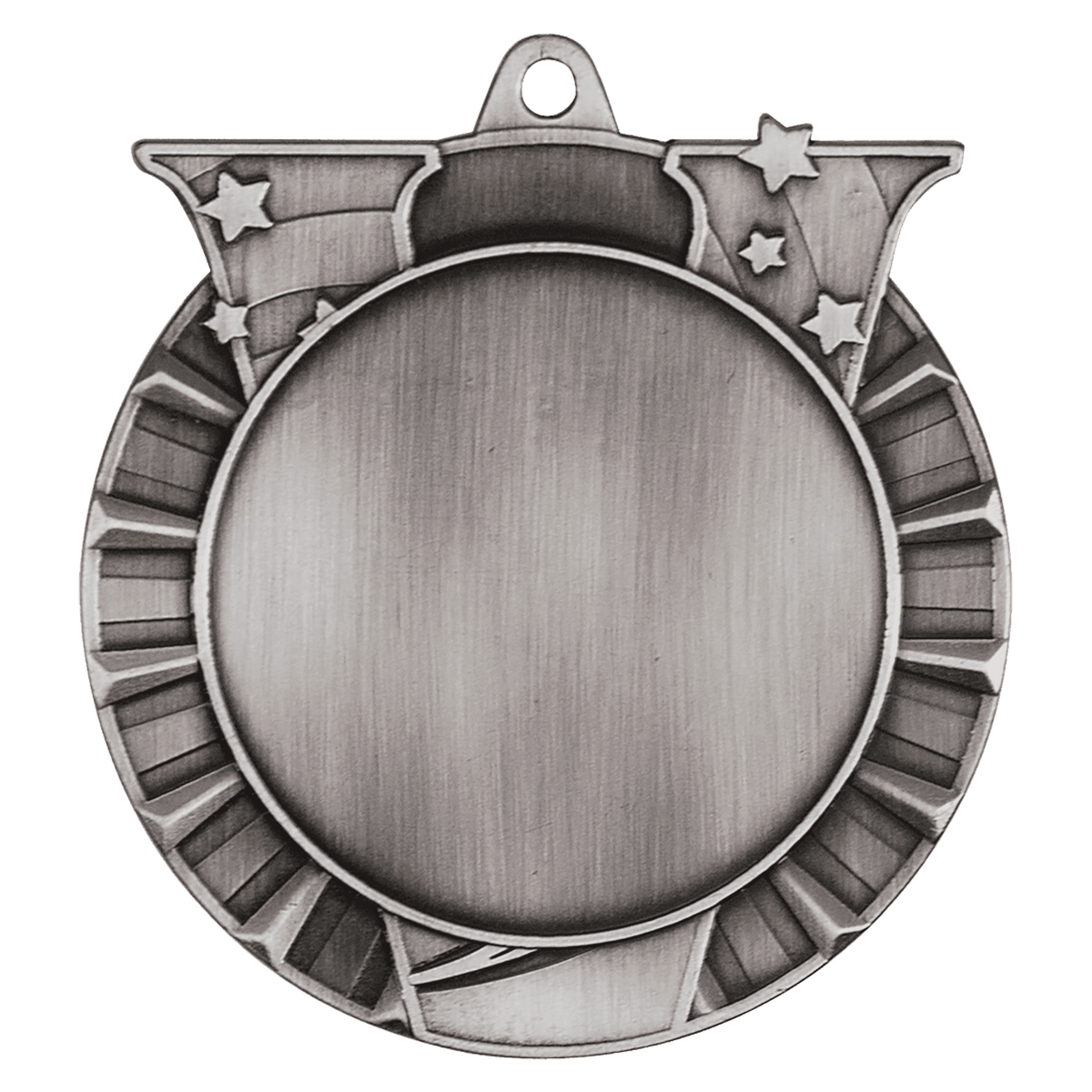 Victory 2" Insert Holder Medal-Antique Silver (Insert Not Included)