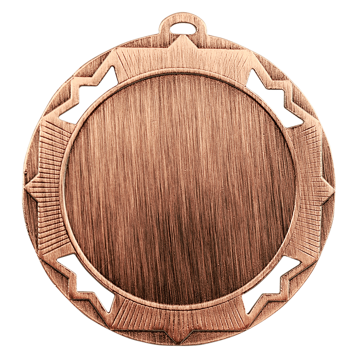 Crown 2" Insert Holder Medal-Atique Bronze (Insert Not Included)