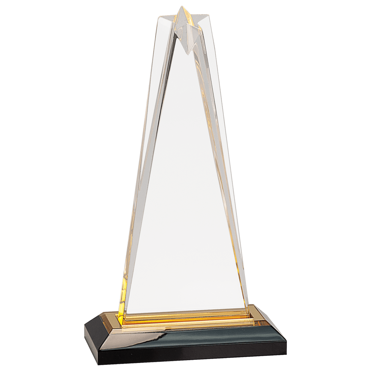 9" Gold Star Impress Acrylic with Base