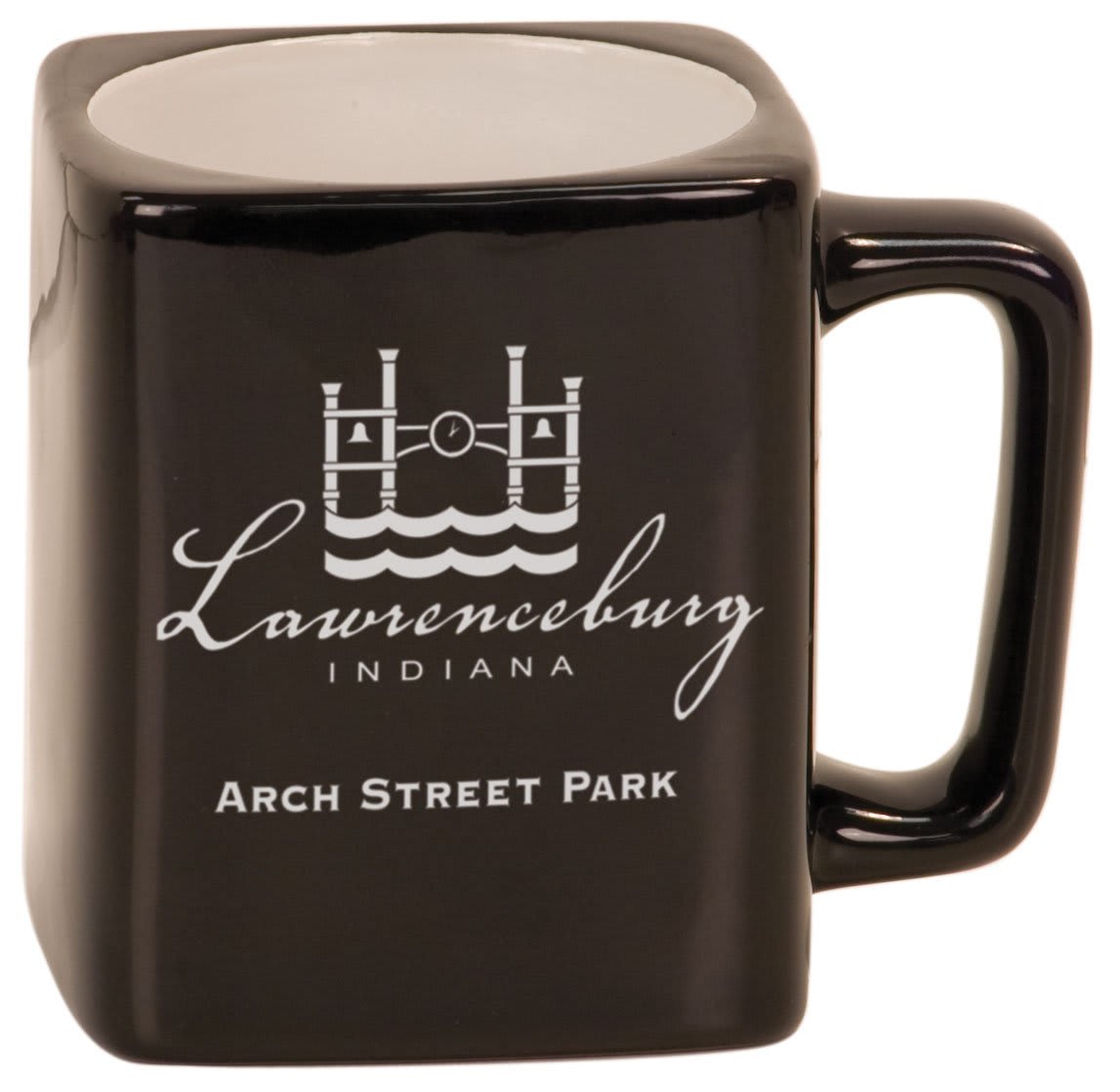 8 oz. Black Square Ceramic Mug
