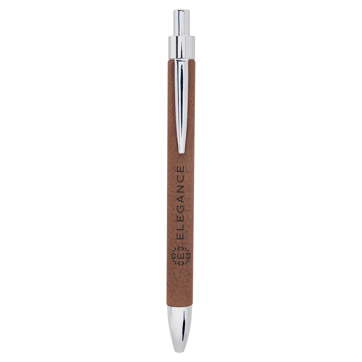 Dark Brown Leatherette Pen