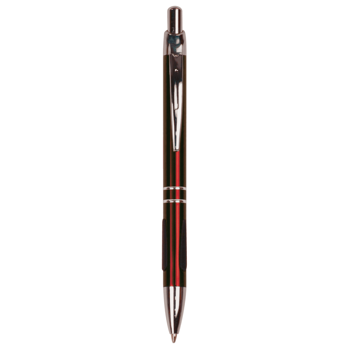Gloss Burgundy Ballpoint Pen with Gripper