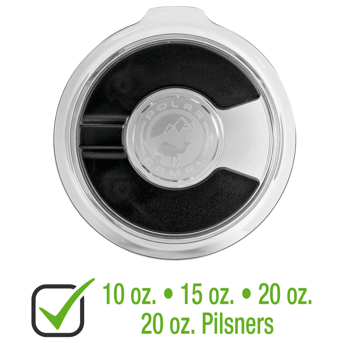 Magnetic Lid for 10, 15, 16, 20 oz. Polar Camel Tumblers and 20 oz. Pilsners.