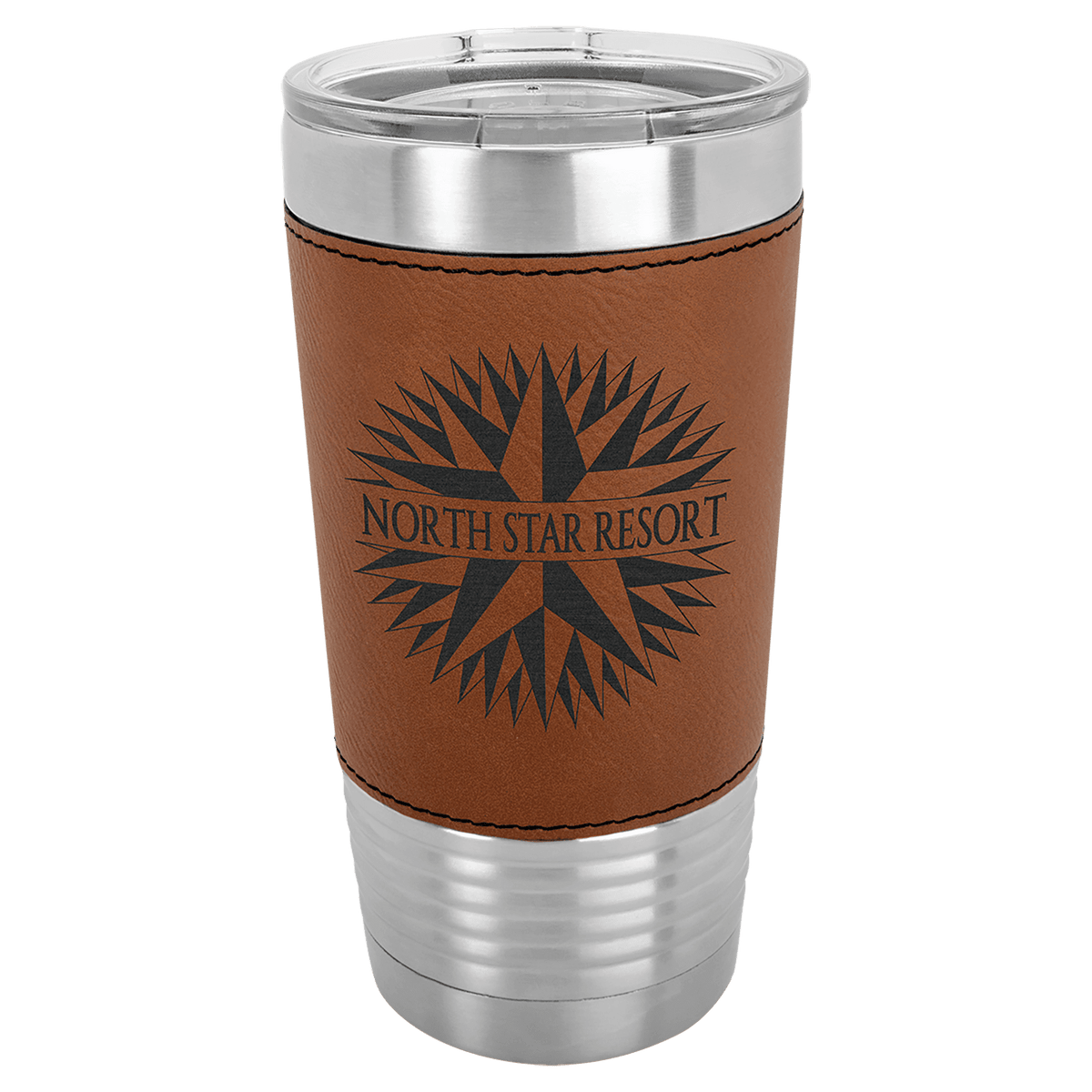 Rawhide 20 oz. Polar Camel Leatherette Grip Tumbler