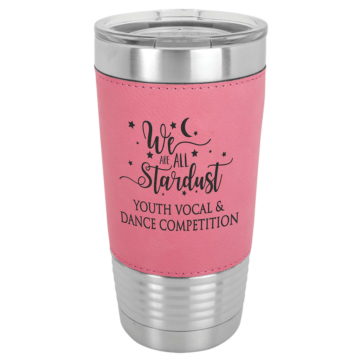 Pink 20 oz. Polar Camel Leatherette Grip Tumbler