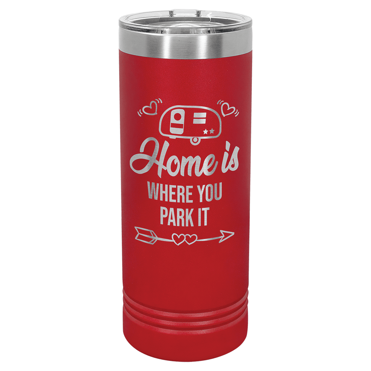 Red 22 oz. Polar Camel Skinny Tumbler with Slider Lid