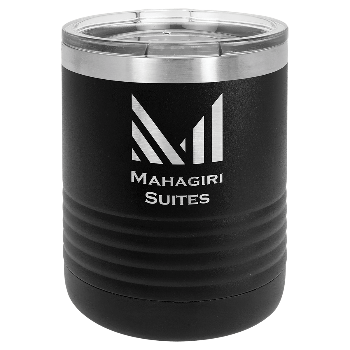 Black 10 oz. Polar Camel Tumbler with Clear Lid