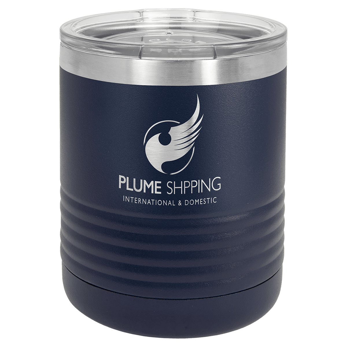 Navy Blue 10 oz. Polar Camel Tumbler with Clear Lid