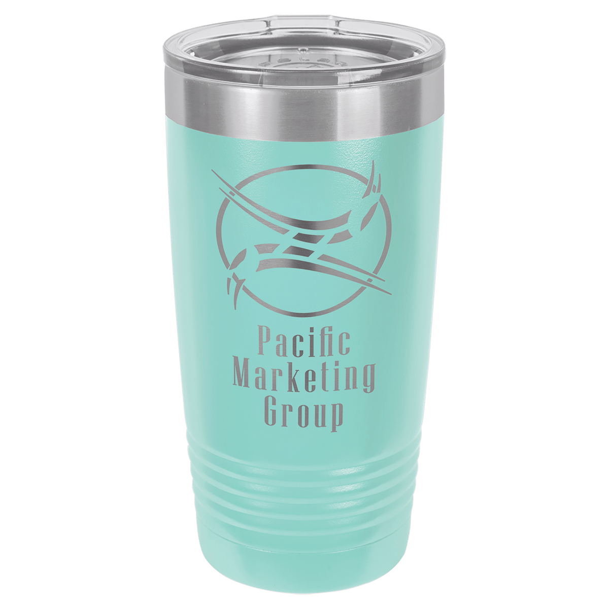 Teal 20 oz. Polar Camel Ringneck Tumbler with Clear Lid
