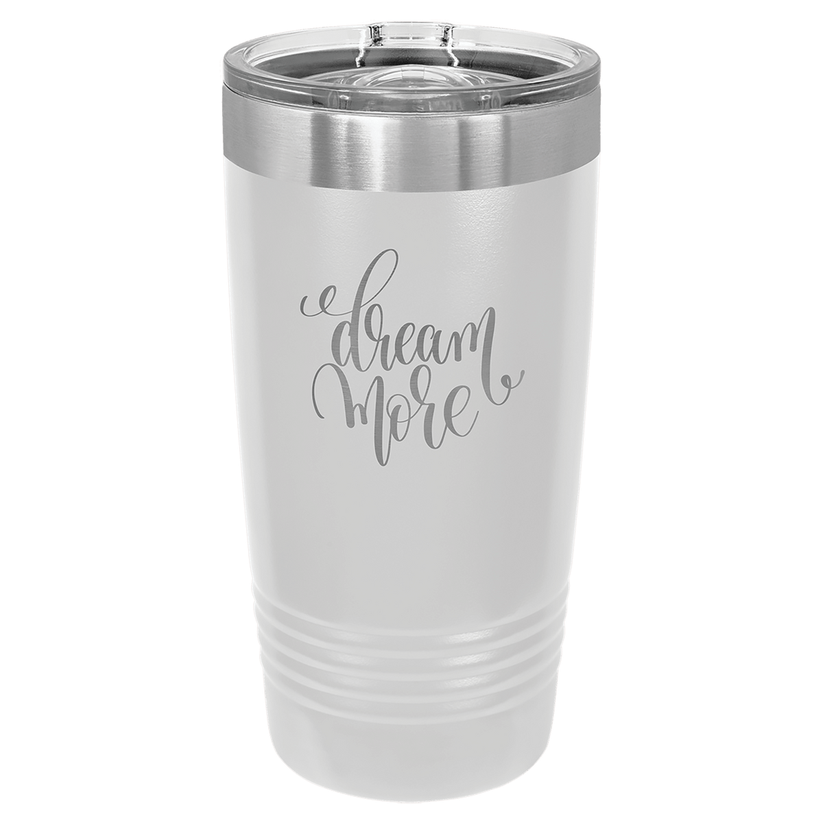 White 20 oz. Polar Camel Ringneck Tumbler with Slider Lid