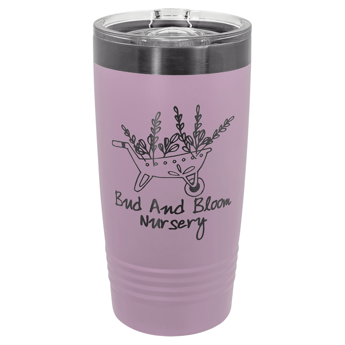 Polar Camel 20 oz. Moody Lilac/Ghost Black ION-Plated Tumbler with Slider Lid