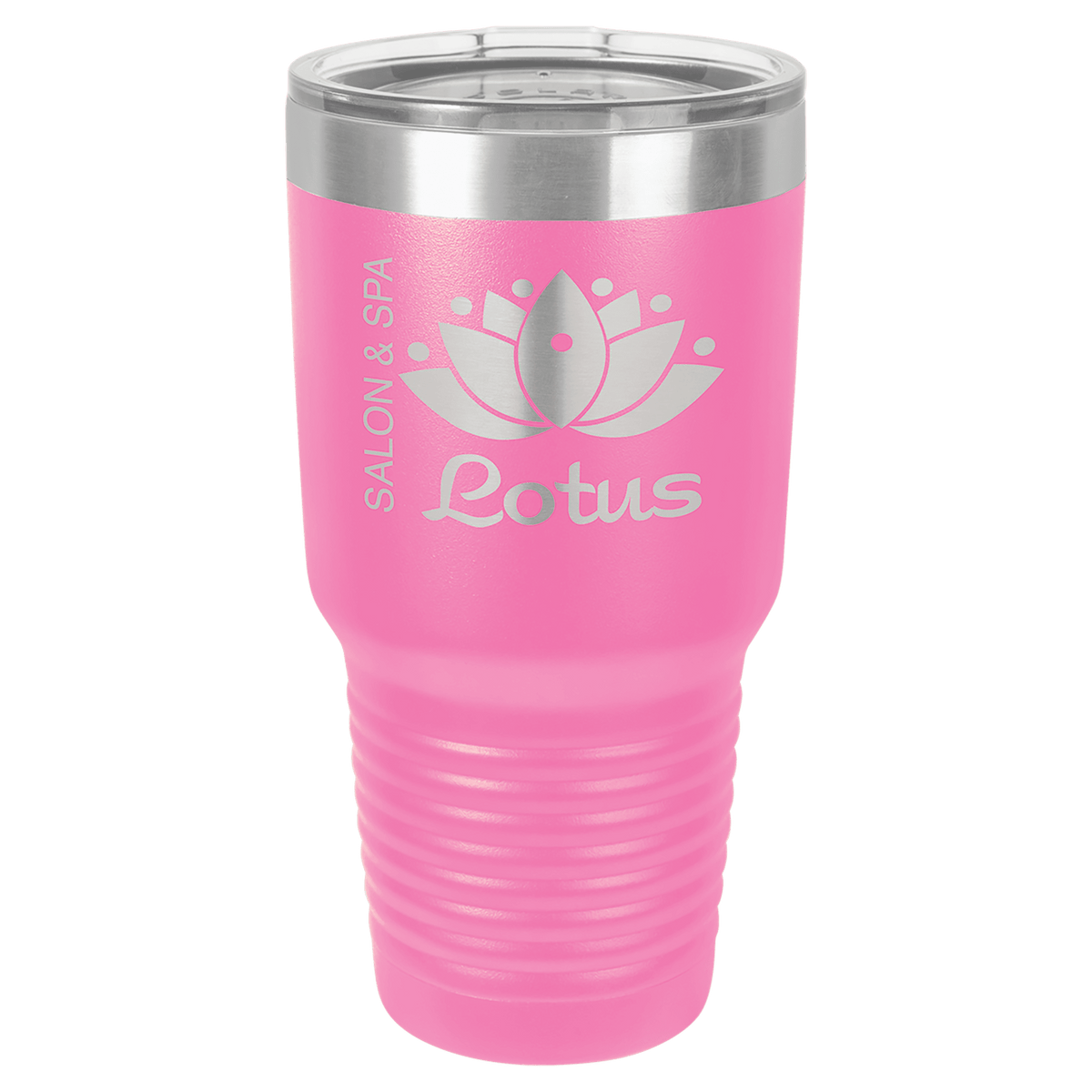 Pink 30 oz. Polar Camel Ringneck Tumbler with Clear Lid