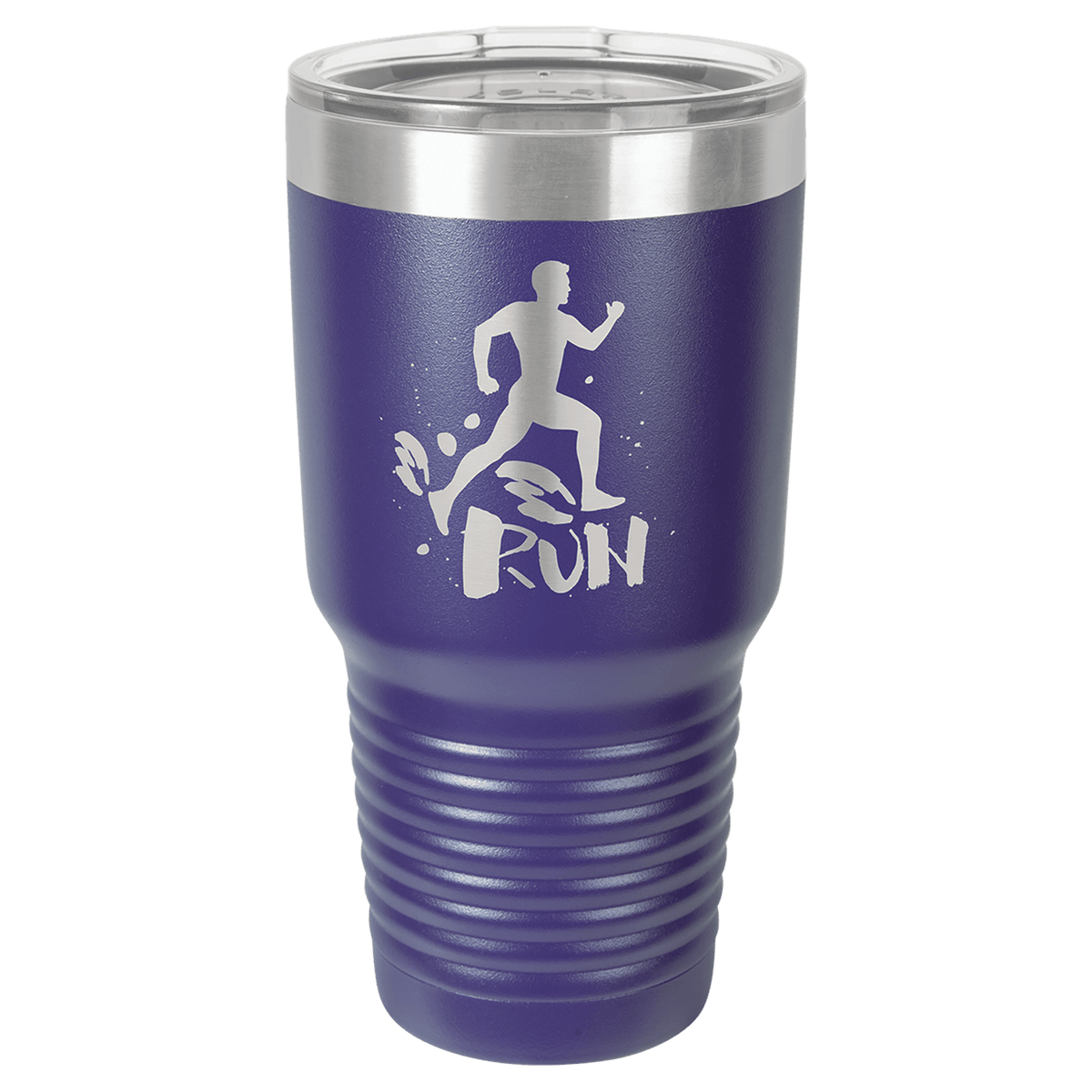 Purple 30 oz. Polar Camel Ringneck Tumbler with Clear Lid