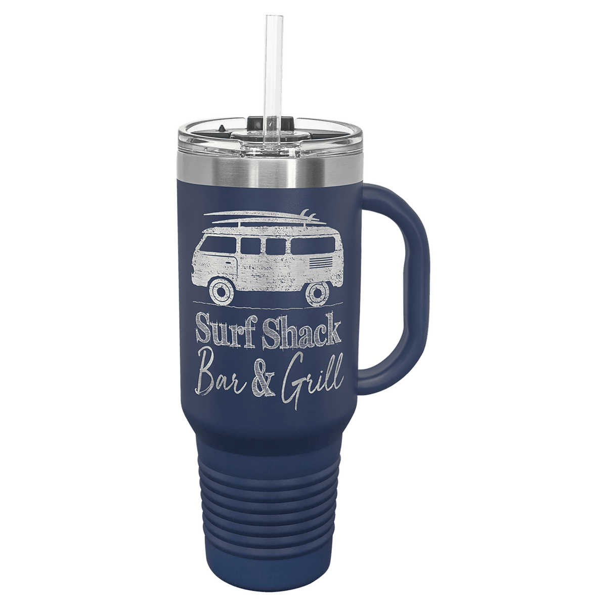 Navy Blue Polar Camel 40 oz. Travel Mug with Straw and Snap Lid