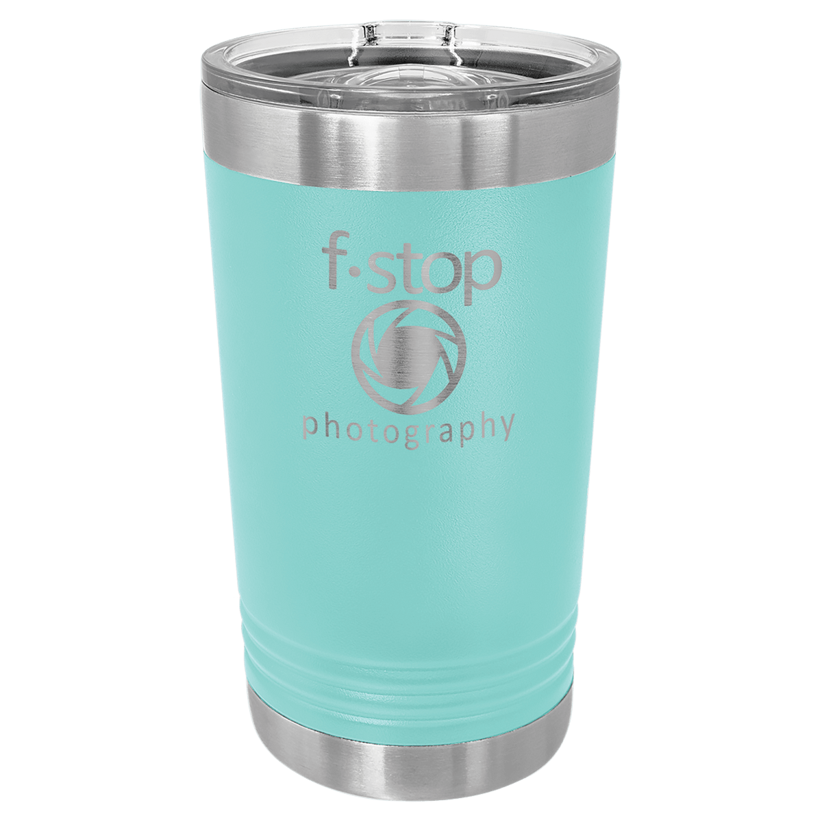 Teal 16 oz Polar Camel Pint Tumbler with Slider Lid
