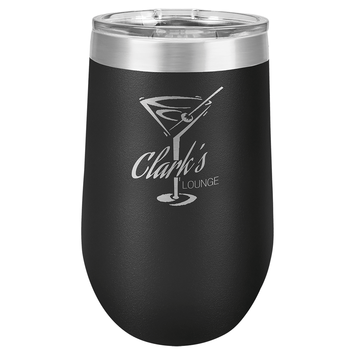 Black 16 oz. Polar Camel Stemless Tumbler