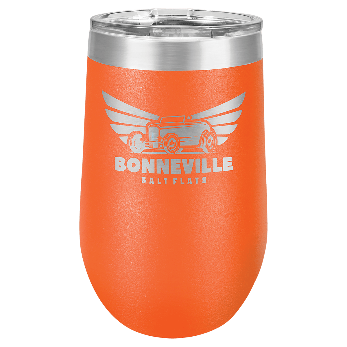 Orange 16 oz. Polar Camel Stemless Tumbler