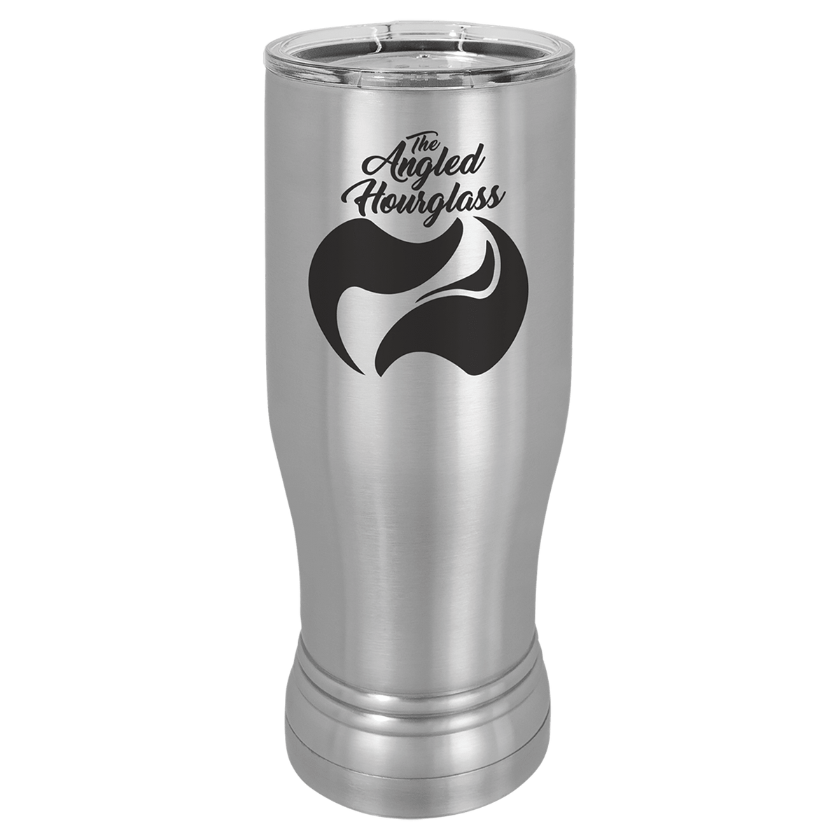 Stainless Steel 14 oz. Polar Camel Pilsner Tumbler with Clear Lid