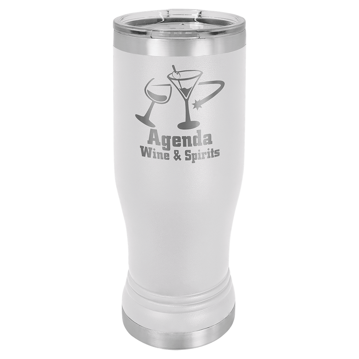 White 14 oz. Polar Camel Pilsner Tumbler