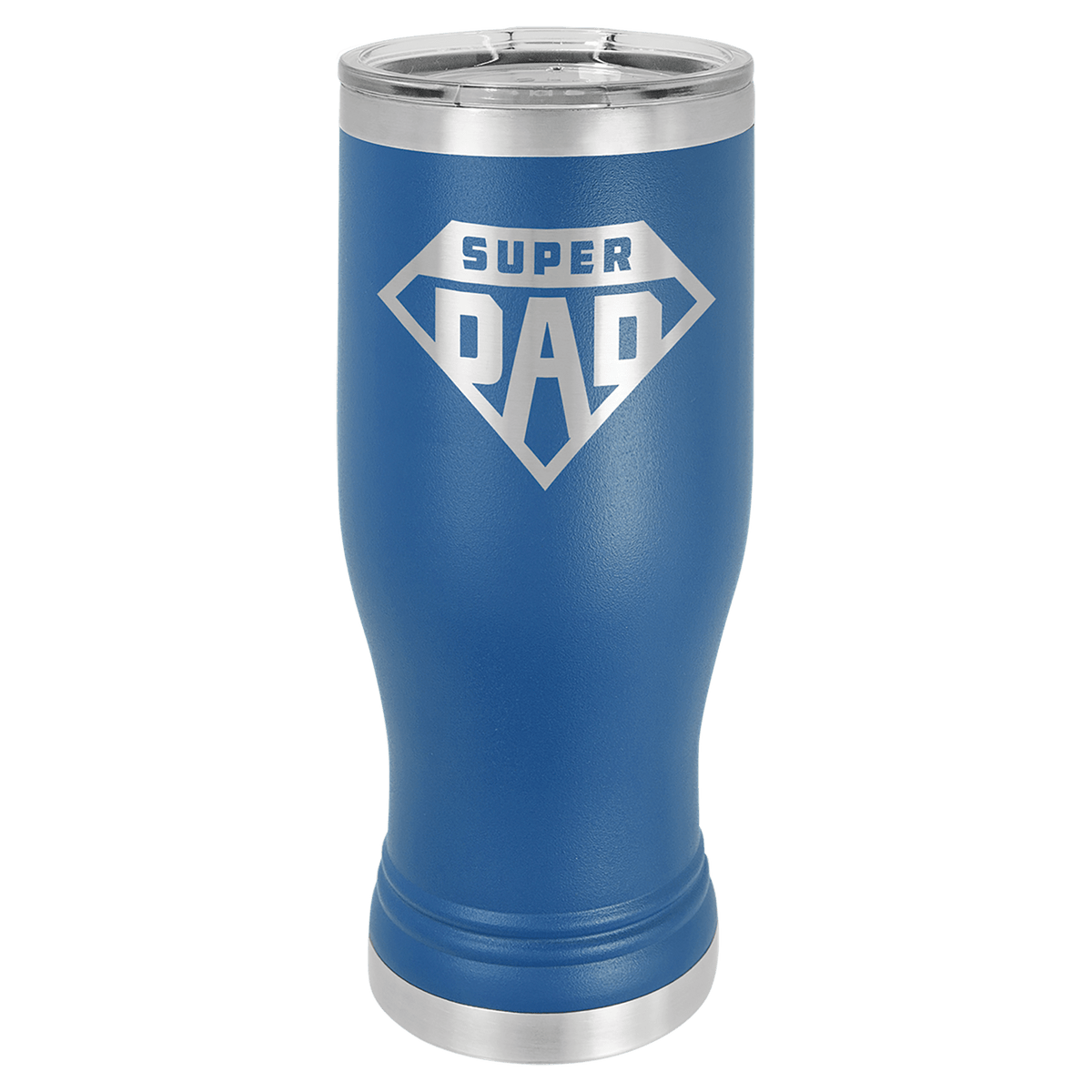Royal Blue 20 oz. Polar Camel Pilsner Tumbler with Clear Lid