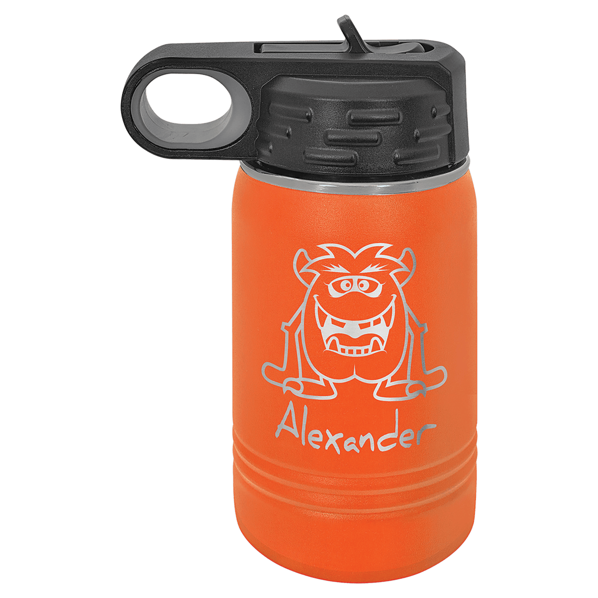 Orange 12 oz. Polar Camel Water Bottle