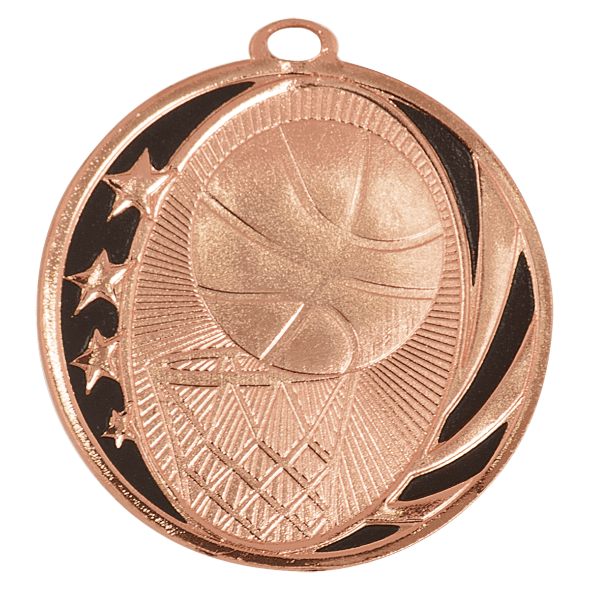 Basketball MidNite Star Medal-Bronze