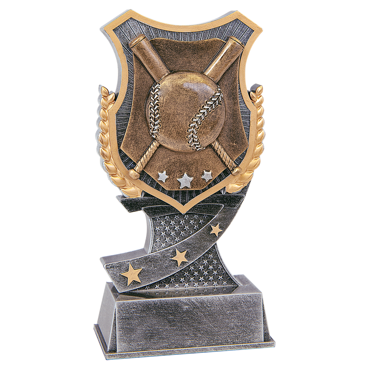 Baseball/Softball Shield Award-6"