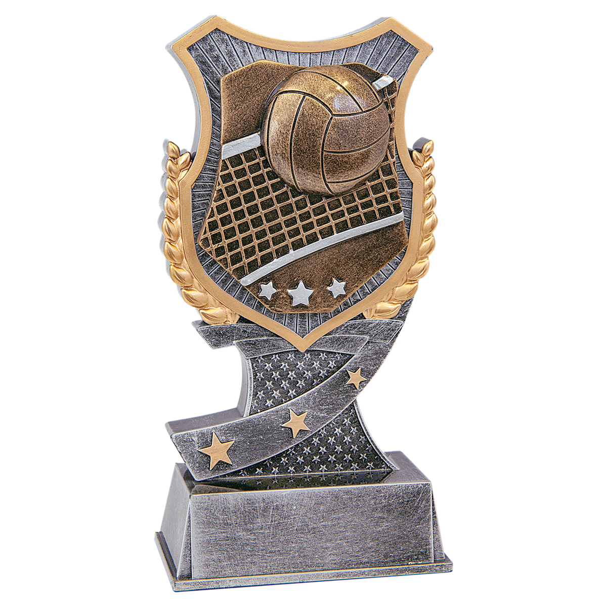 Volleyball Shield Award-6"