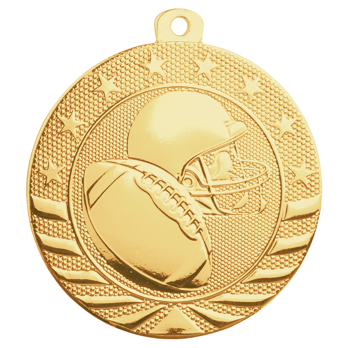 Football Starbrite Medal-Gold