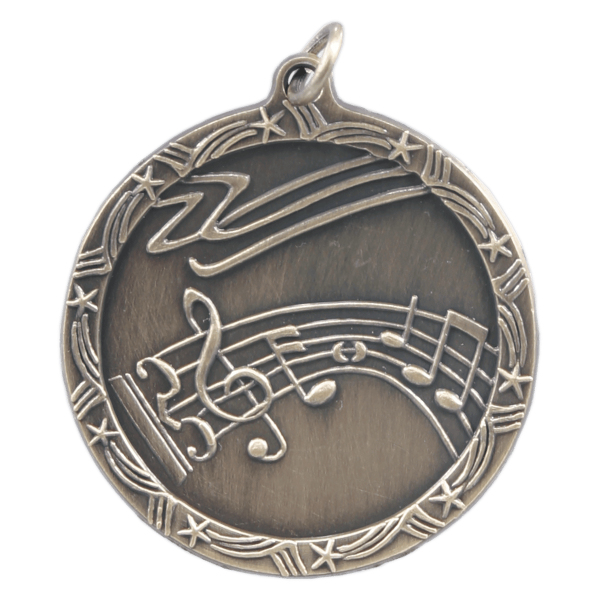 Music Shooting Star Medal-Gold